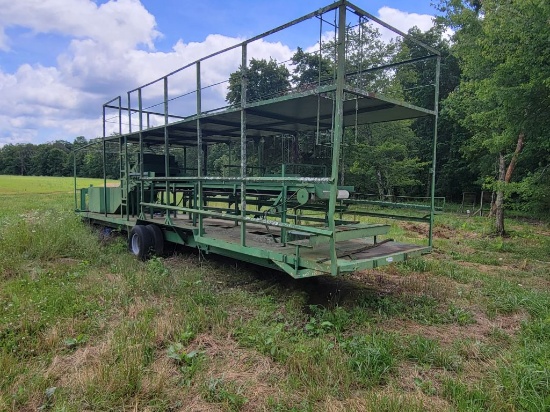 MULE TRAIN PRODUCE WAGON