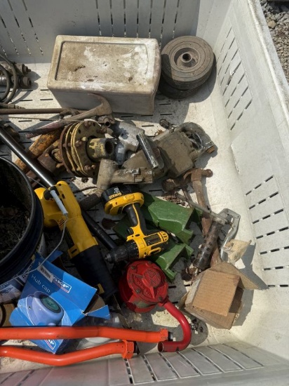 CRATE OF TOOLS- PTO SLIP CLTUCH