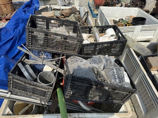 PALLET OF PVC FITTINGS AND MORE
