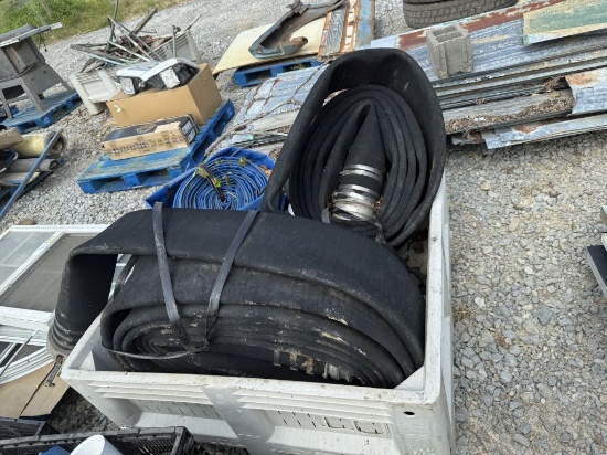 CRATE OF IRRIGATION HOSES