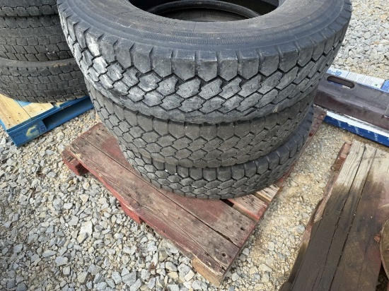 (3) TOYO 11R 22.5 TRUCK TIRES