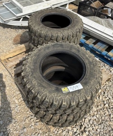 28.00-10.00 R 14 TIRES (4)