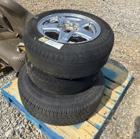 3 ASSORTED TIRES