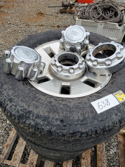 2010 FORD 275/70/18 TIRES AND WHEELS (4)