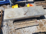 PALLET OF BETTER BUILT GALV TRUCK TOOL BOX, STORAGE BINS