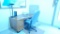 LAMPSTAND, 7 DRAWER SOLID WOOD DESK AND CHAIR