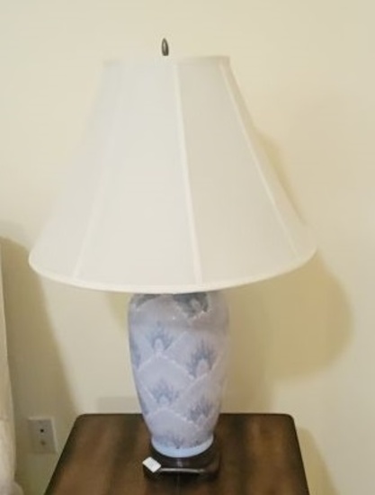 MATCHING LAVENDER COLORED LAMPS