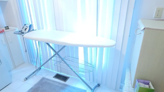 IRONING BOARD, WITH IRON