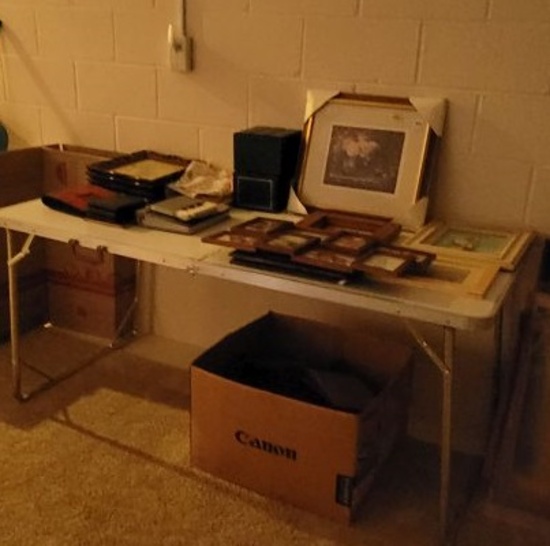 TABLE AND PICTURE FRAME PHOTO ALUM AND MORE
