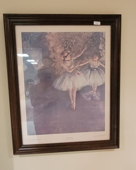 LARGE PICTURE, EDGAR DEGAS, TWO DANCERS ON STAGE