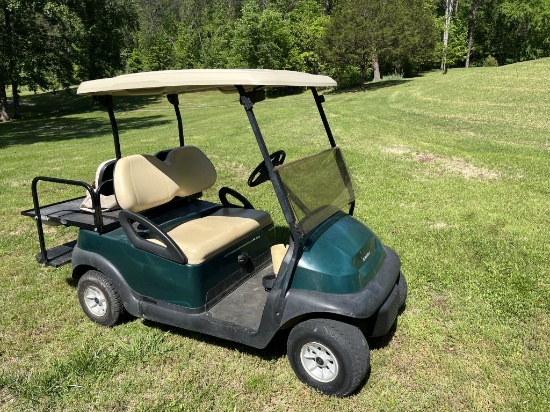 GOLF CART, CLUB CAR WITH CHARGER, 4 GOOD TROJAN BATTERIES, NICE CART