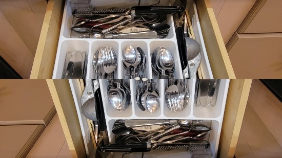 DRAWER OF SLIVERWARE