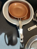 LARGE SKILLET (2) SMALL SKILLETS