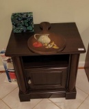 SOLID WOOD STAND WITH BOTTOM SHELF