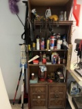 CABINET OF MISC TOOLS AND CABINET