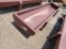 NEW 10' RED METAL FEED BUNK