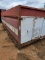 GRAIN DUMP BED RED & WHITE, 19' LNG 7'8