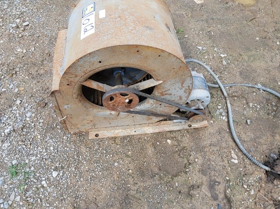 BLOWER FAN WITH ELECTRIC MOTOR