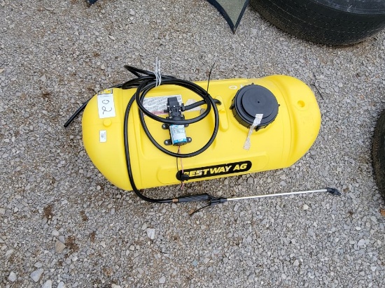 BEST WAY AG 15 GALLON SPRAYER, ELECTRIC WITH NOZZLE
