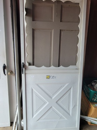 WOOD DOOR 80" TALL 36" WIDE SCREEN DOOR 80" TALL 36" WIDE