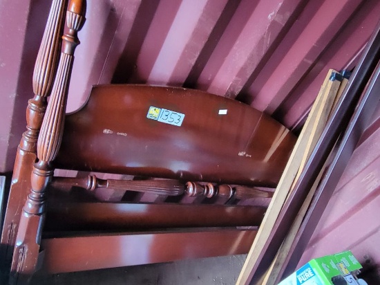 QUEEN SIZE BED FRAME WITH HEAD BOARD, WOOD