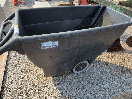 PLASTIC RUBBERMAID COMMERCIAL PRODUCTS PUSH CART 5' LONG X 2 1/1' WIDE, 31"