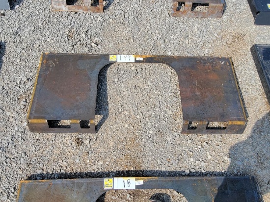 OPEN CENTER VIEWPOINT WELDABLE QUICK ATTACH BLANK PLATES, CAN WELD RIGHT AW