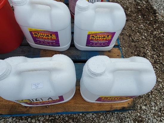 PURPLE POWER 2.5 GALLON JUGS (4)