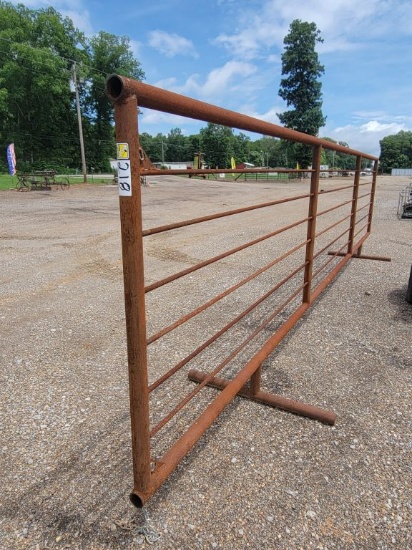 NEW 24' HEAVY DUTY 2 7/8 FREE STANDING CORRAL PANEL