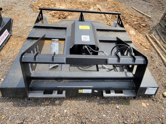 2025 JCT 6' SKID STEER BRUSH CUTTER WITH STUMP JUMPER AND EXTRA BLADES *SEL