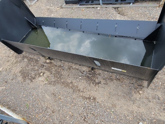 2025 JCT 84" SKID STEER SNOW PUSHER BOX *SELLS ABSOLUTE