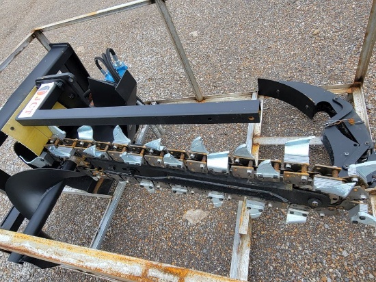 2025 JCT SKID STEER TRENCHER *SELLS ABSOLUTE