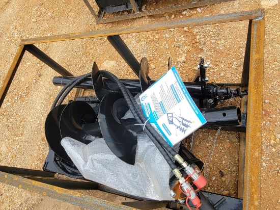 2025 AGT SSECAG-Y WITH 3 BITS SKID STEER AUGER: 6", 12", 14" BITS. SN:SSECA