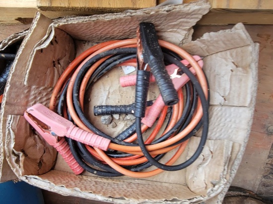 (2) BATTERY JUMPER CABLES
