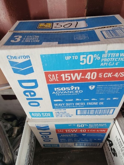 CASES OF DELCO 15-40 DIESEL OIL (2)