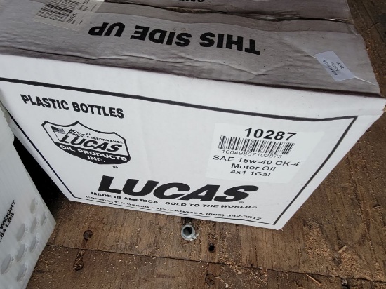 LUCAS 15W-40 CK-4 MAGNUM MOTOR OIL CASE (4 GALLONS)