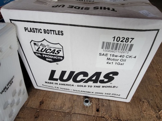 LUCAS 15W-40 CK-4 MAGNUM MOTOR OIL CASE (4 GALLONS)