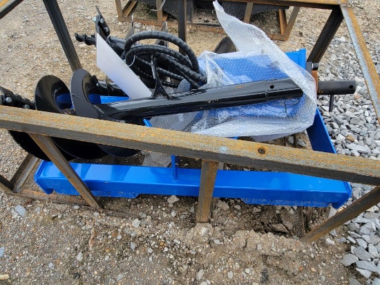 2025 AGT SSECAG-Y WITH 3 BITS, SKID STEER AUGER, 6", 12", 14" ATTACHMENTS,