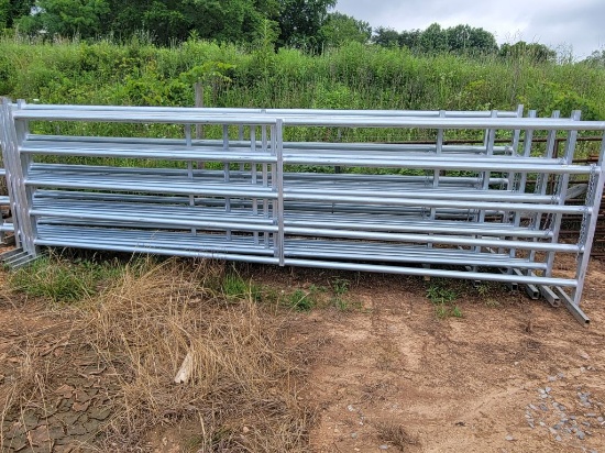 20'X6' HEAVY DUTY FENCE PANELS MADE W/ 3" PIPE