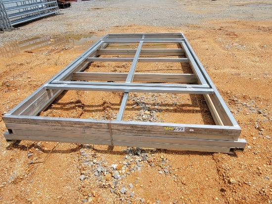 16'X 17' BUILDING FRAME W/ 10' DOOR