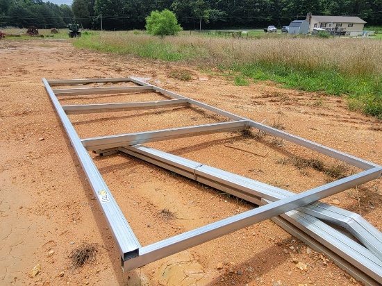 24' X 26' X 8' METAL BUILDING FRAME, 2 SIDE WALLS, 5 TRUSSES