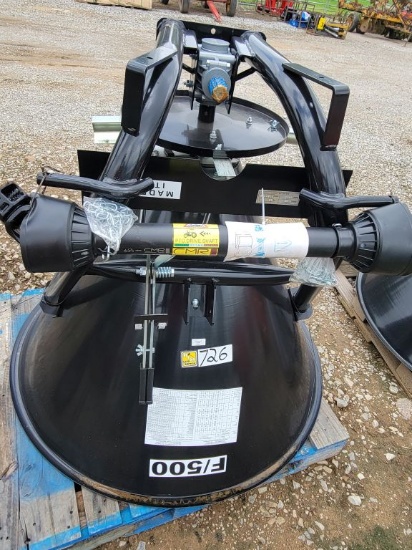 NEW AGLINE F/500 BLACK SPREADER SN:2304318, DENTED