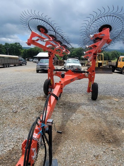NEW FIRST QUALITY 8 WHEEL AGLINE AVR 8 V RAKE, HYDRAULIC, SN:AVRT1100, ORAN