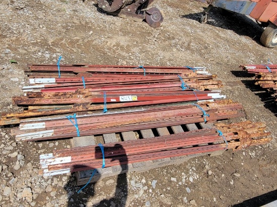 PALLET OF APPROX 50 USED 6FT T POST