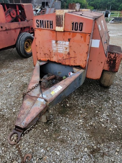 SMITH 100 PORTABLE AIR COMPRESSOR WITH GAS MOTOR