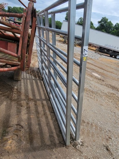 6' TALL 9-BAR GALV GATE (2) (NO HARDWARE)