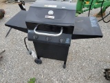 3 BURNER PROPANE GRILL AMERICAN GOURMET BY CHAR-BROIL WITH WHEELS AND CLEAN