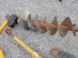3PH POST HOLE DIGGER YELLOW