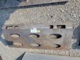 UNIVERSAL QUICK ATTACH PLATE. WELDABLE W/ HIGH VIABILITY CUTOUTS ADDED TO P