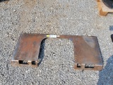 OPEN CENTER VIEWPOINT WELDABLE QUICK ATTACH BLANK PLATES, CAN WELD RIGHT AW